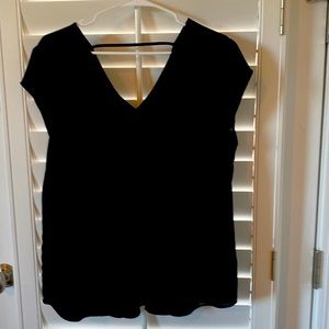 Black top and blousy